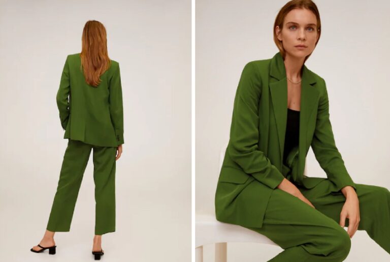 Questo Tailleur Verde Mango Perfetto Per Il Ritorno In Ufficio Con Stile