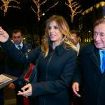 Elisabetta Canalis arriva a Vienna per ballo Debuttanti 13