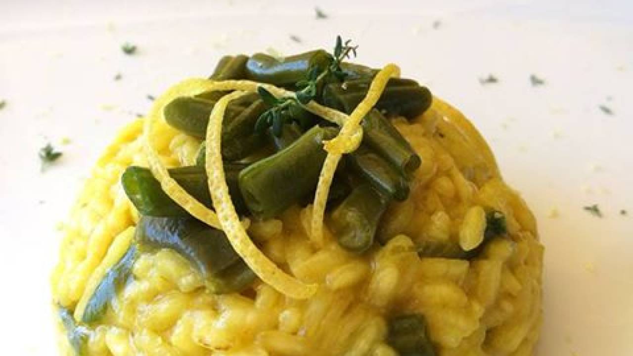 Risotto Ai Fagiolini Timo E Limone