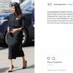 Meghan Markle look: sofisticata e chic in abito nero FOTO