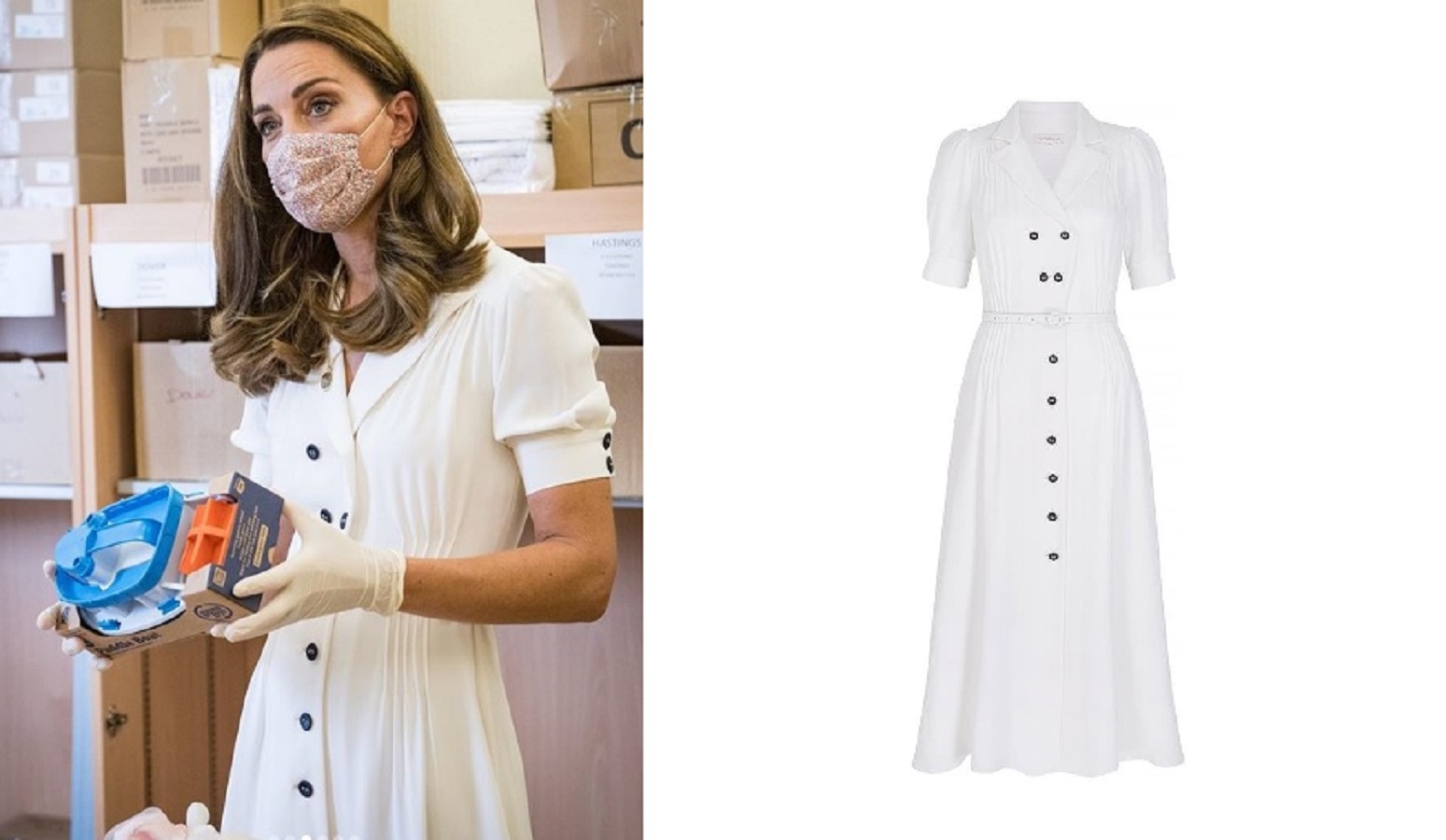 Kate Middleton ricicla l'abito di Suzannah indossato a Wimbledon