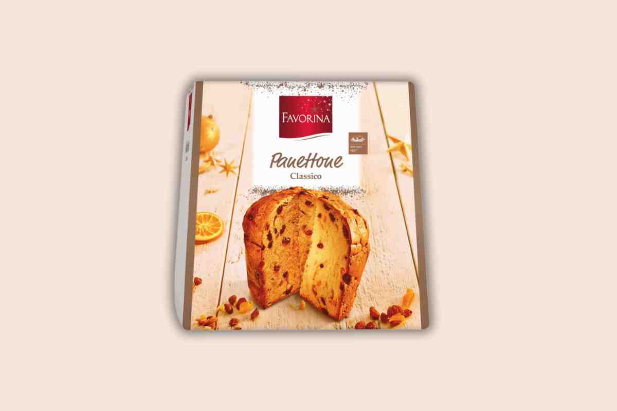 panettone Lidl Favorina gambero rosso